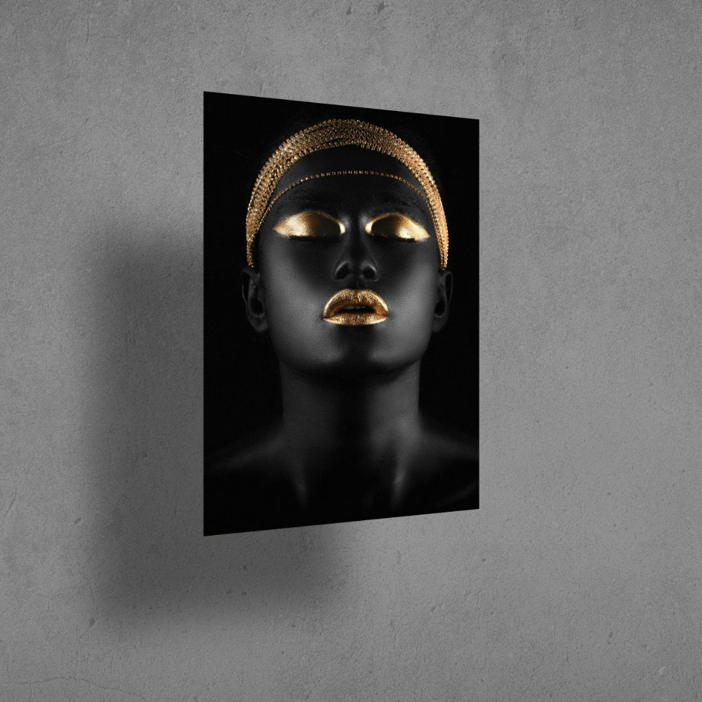 Gold Bracelet Art Black Skinned Women