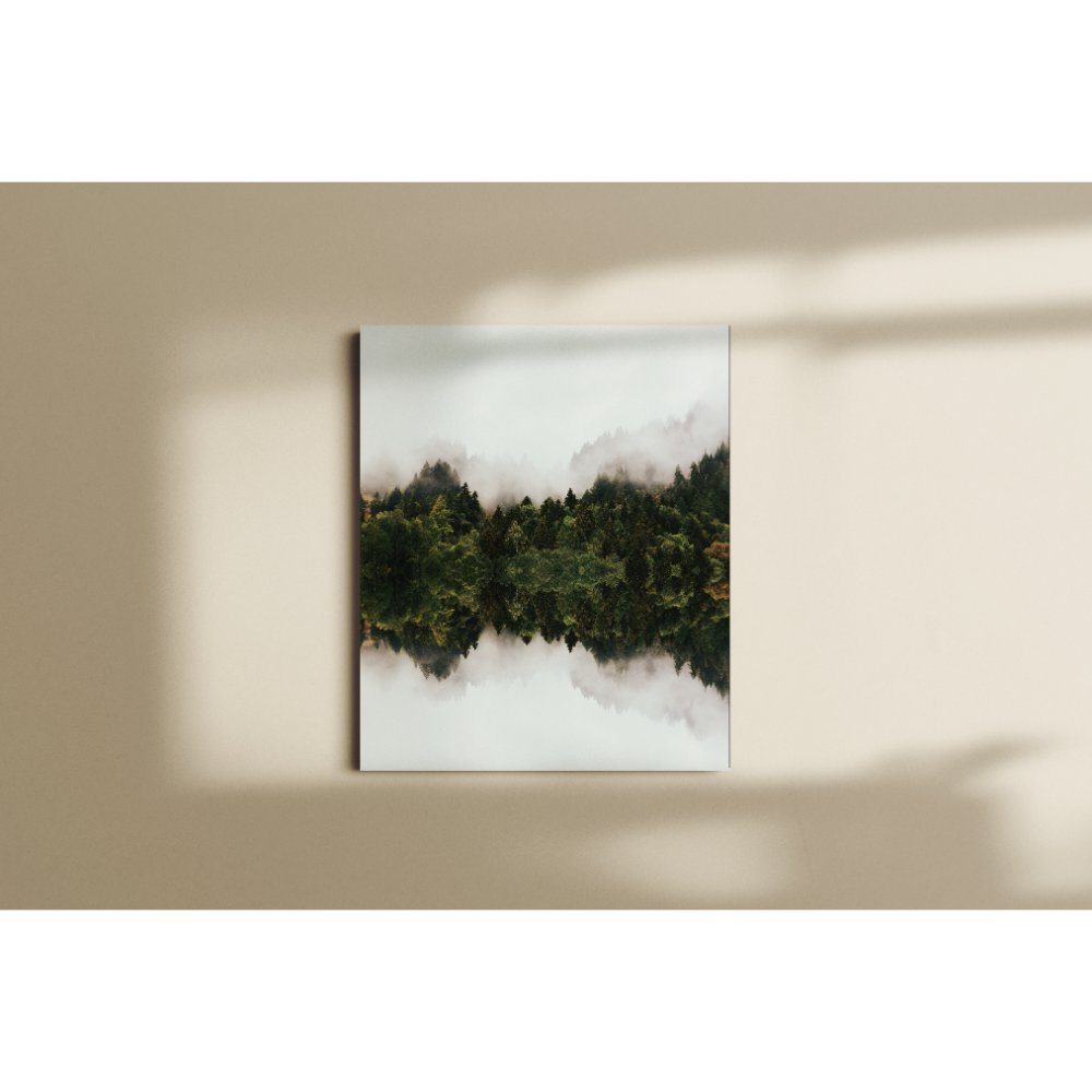Foggy Forest Canvas Art