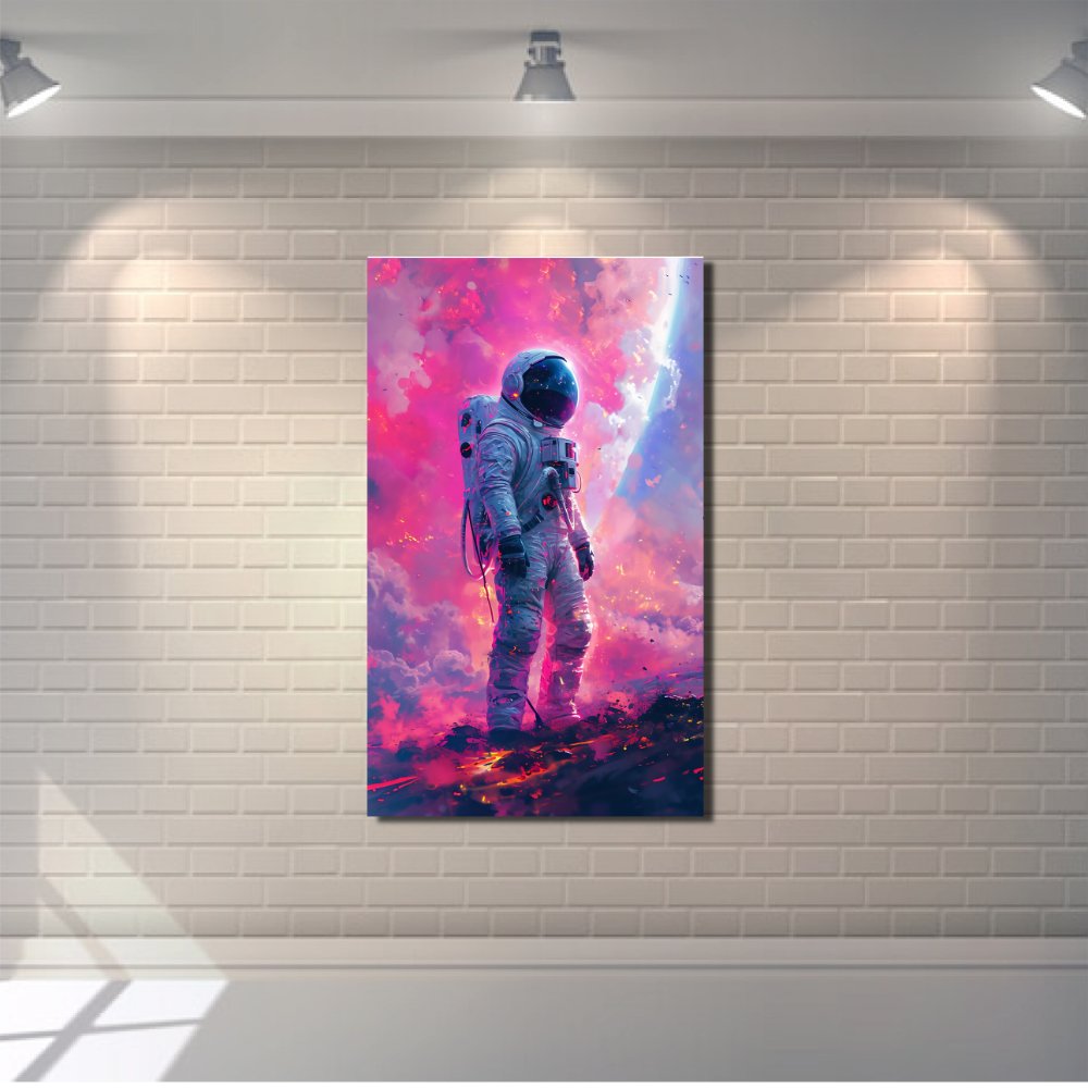 Futuristic Astronaut Space Suit