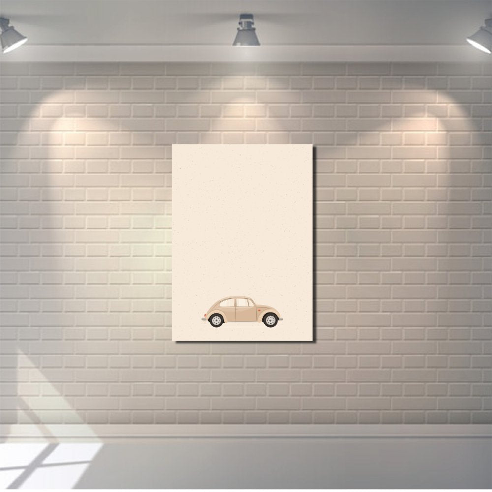 Classic Car Minimal Beige