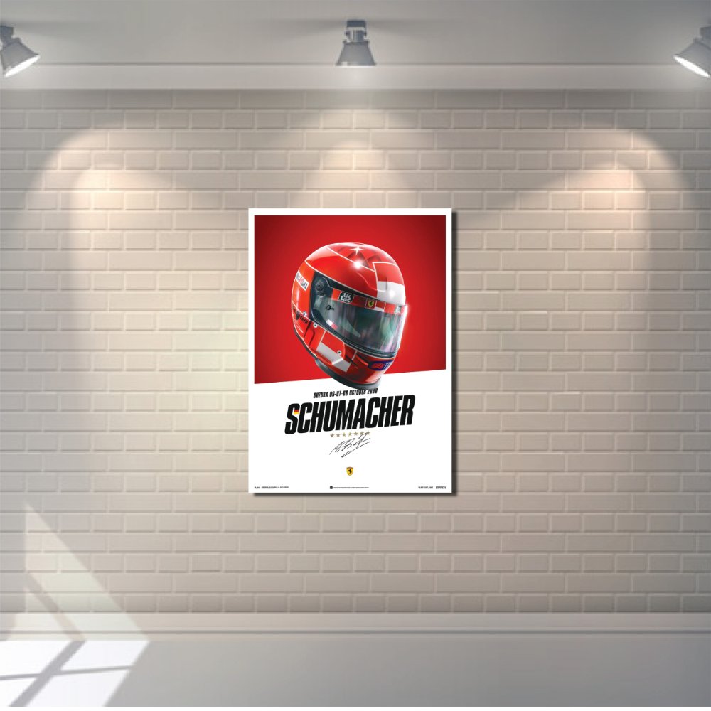 MICHAEL SCHUMACHER LEGEND HELMET