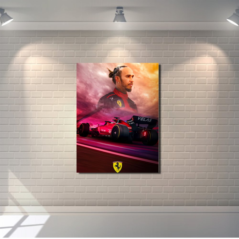 LEWIS HAMILTION FERRARI