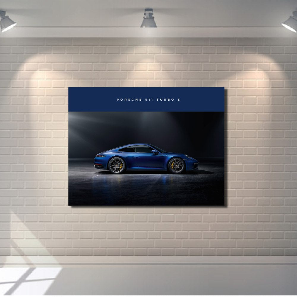 Porsche 911 Turbo S Blue