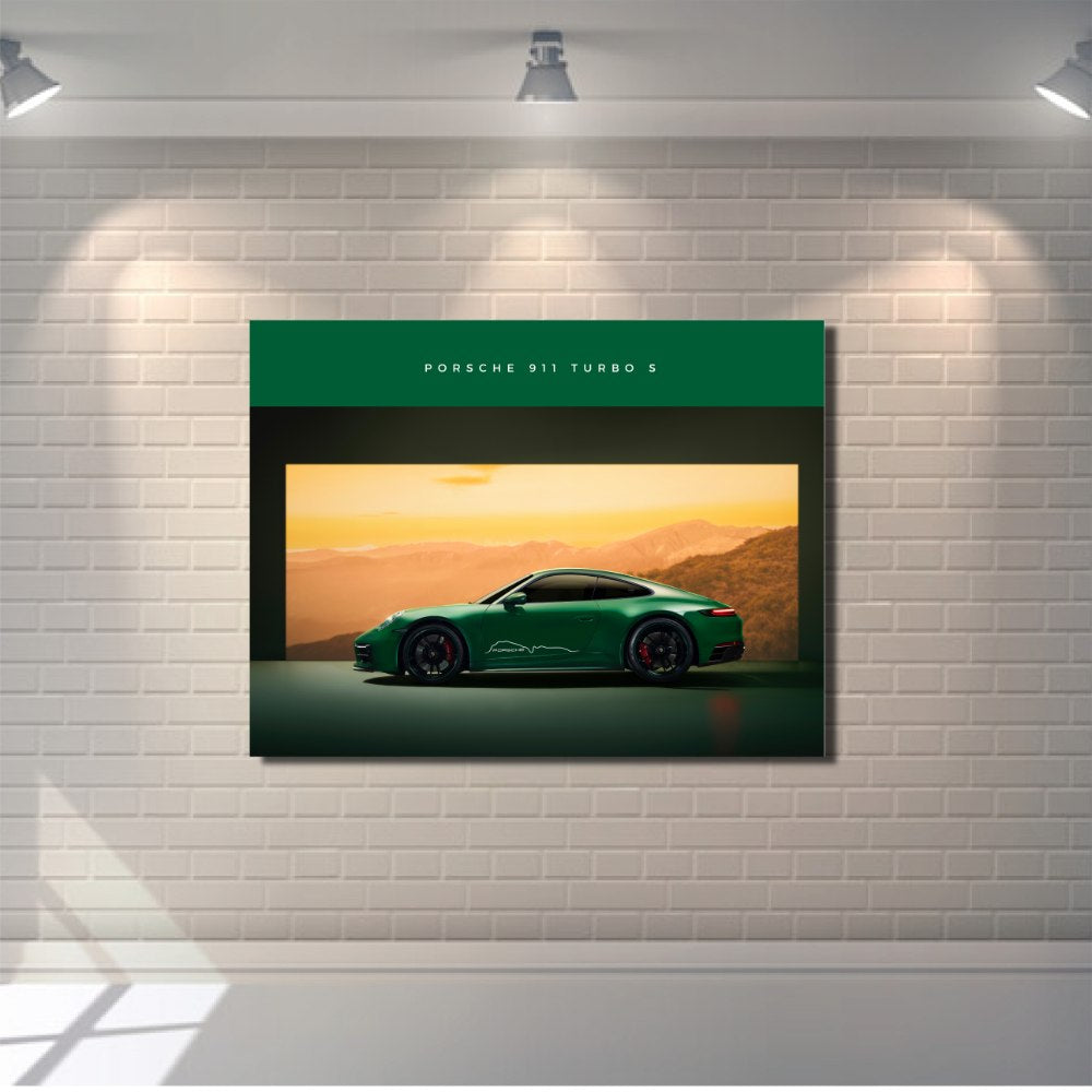 Porsche 911 Turbo S Green