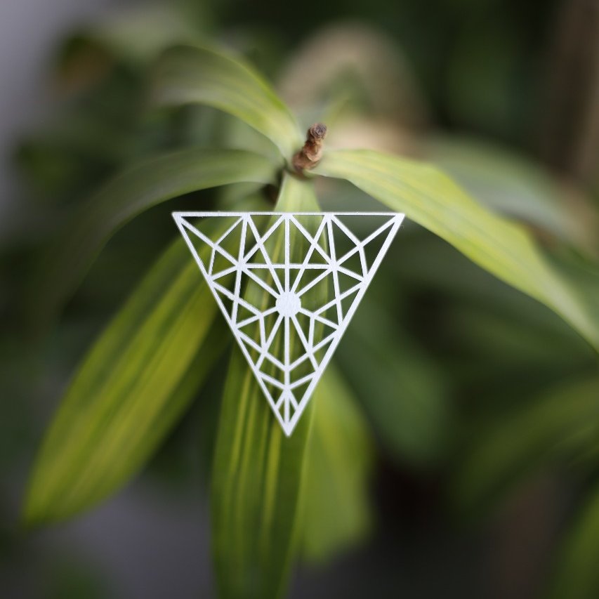 Triangle Metal Brooch