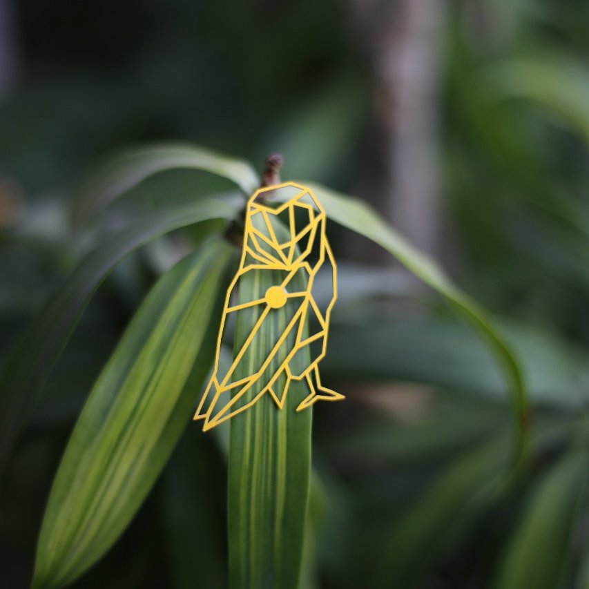 Owl Metal Brooch