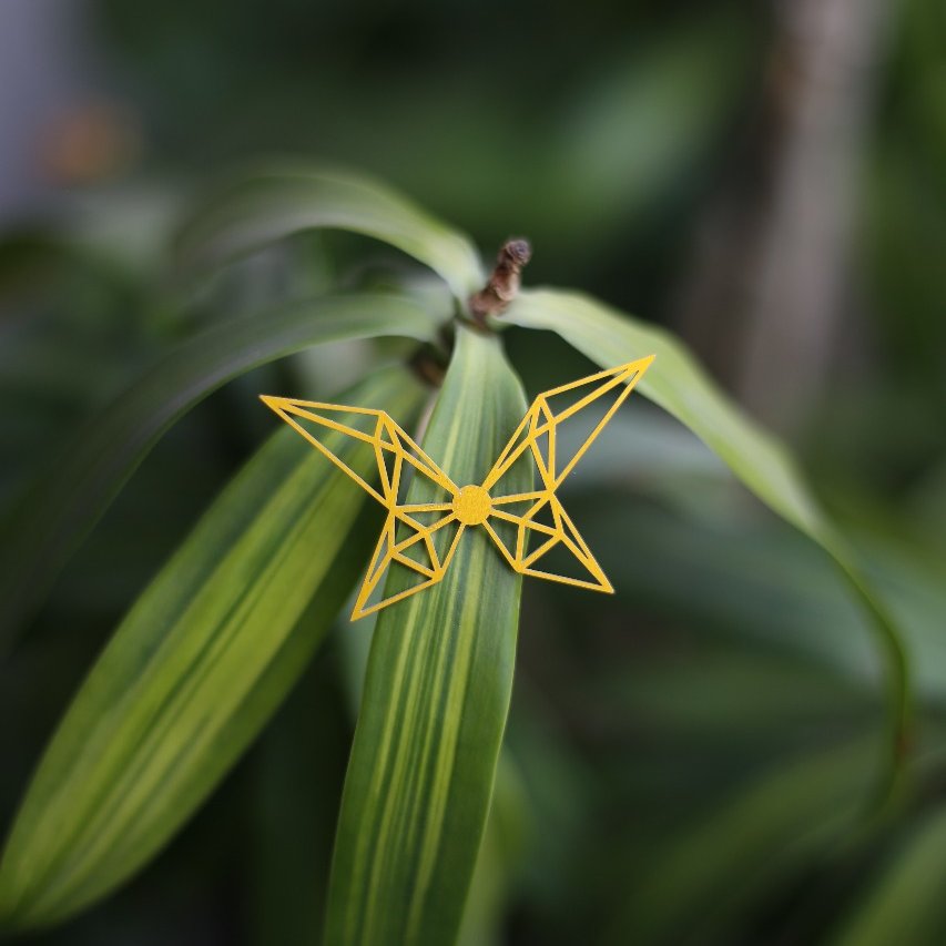 Butterfly Metal Brooch