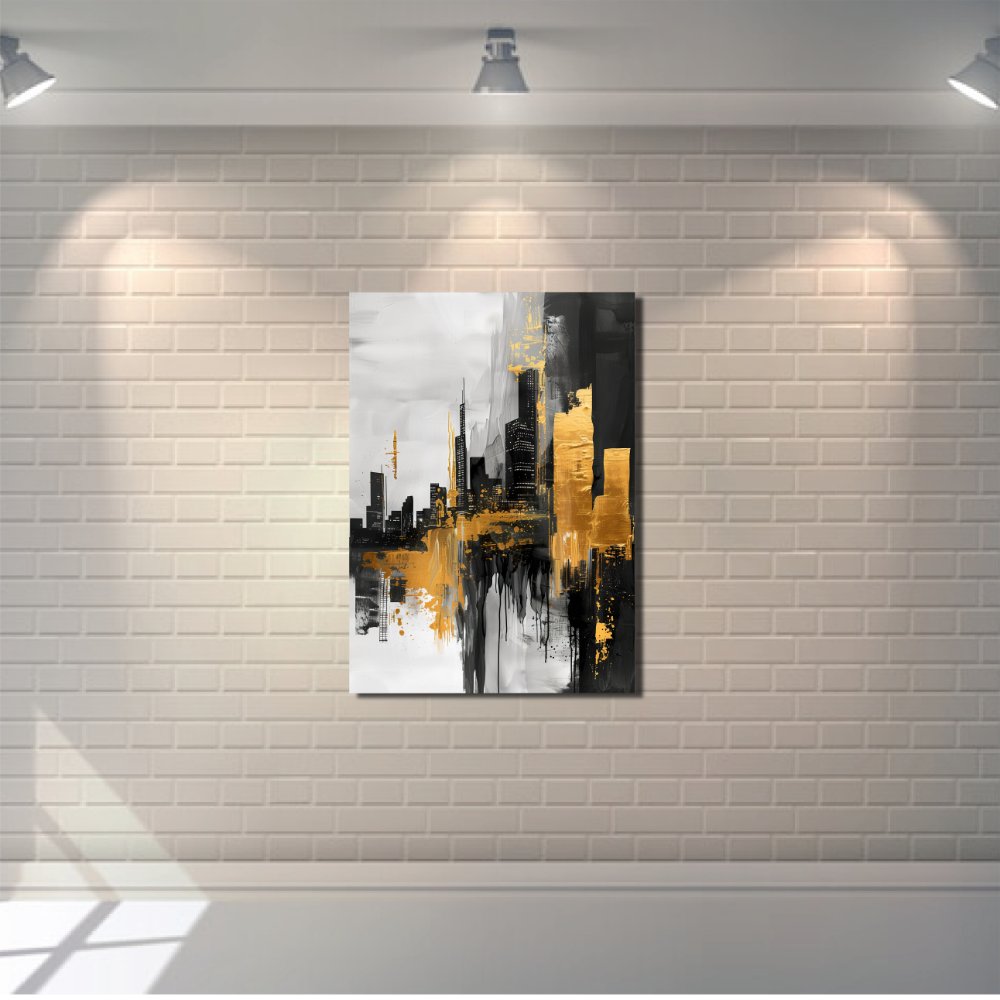 New York City Abstract Canvas Print