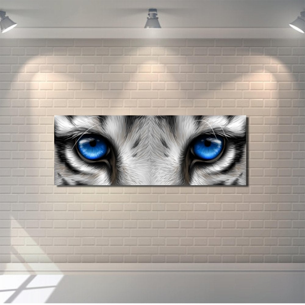 White Tiger Blue Eyes