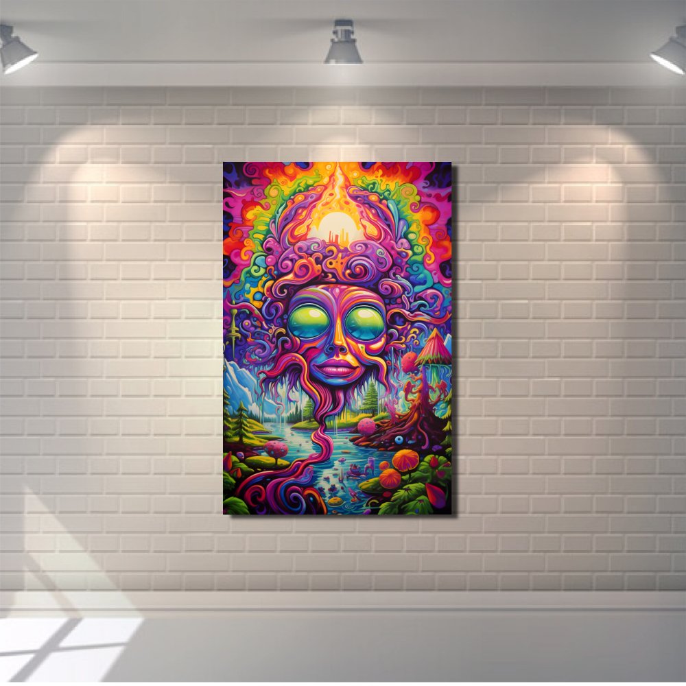 Psychedelic Art Canvas Print