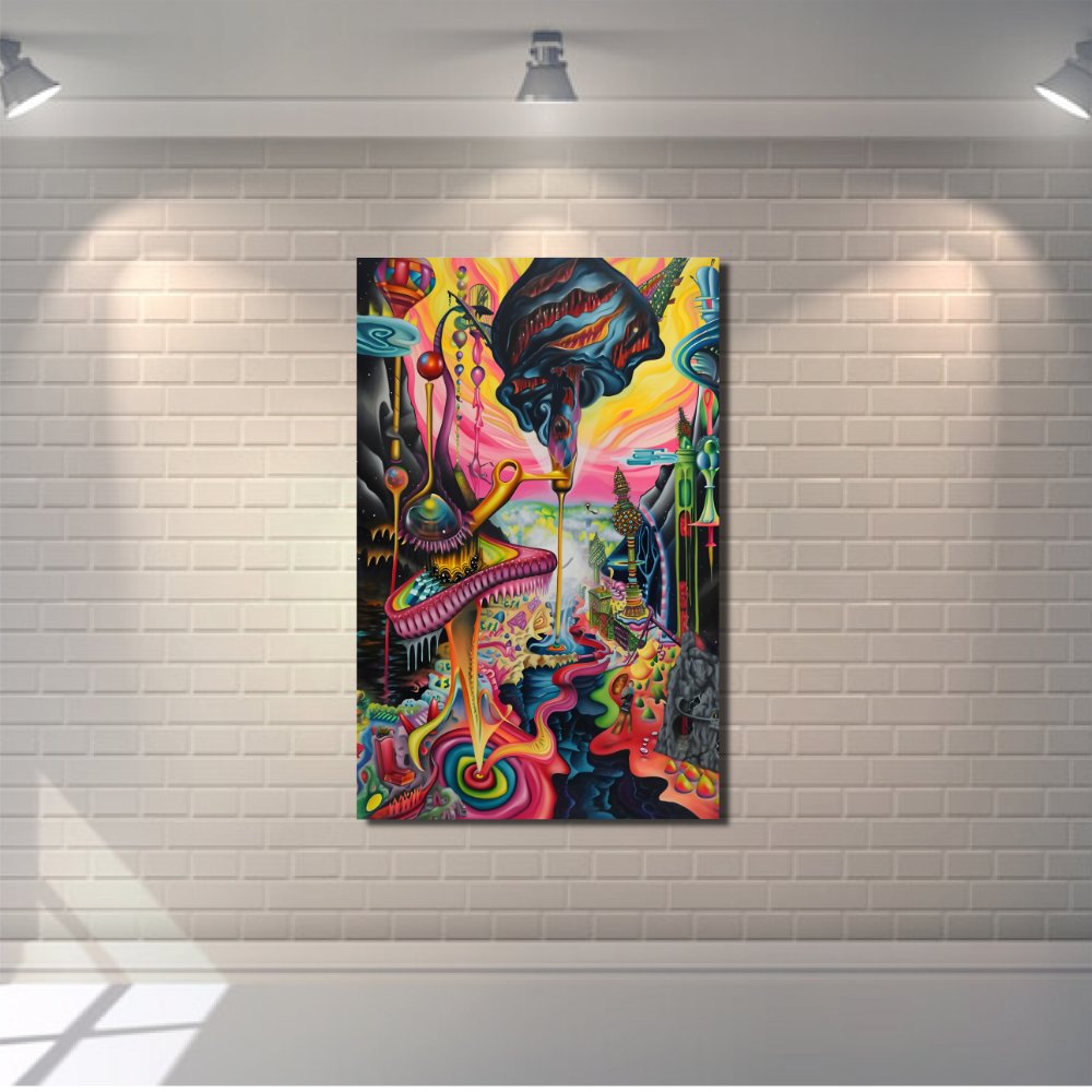 Psychedelic Painting 2 Canvas Print