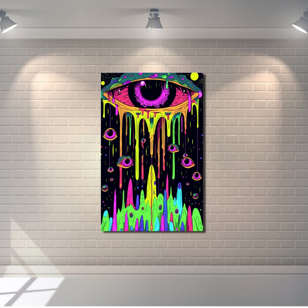 Psychedelic Eye Art Print