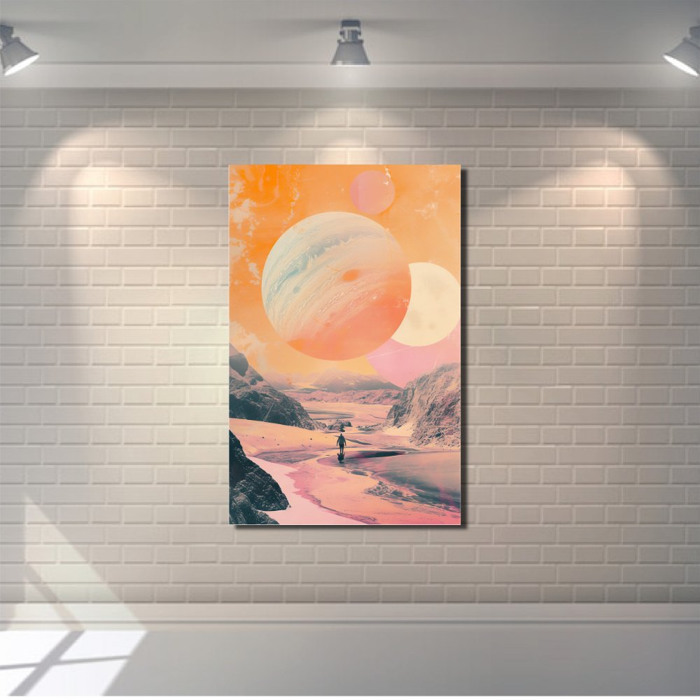 Master Flame Space Themed Classic Aesthetic Wall Art Poster