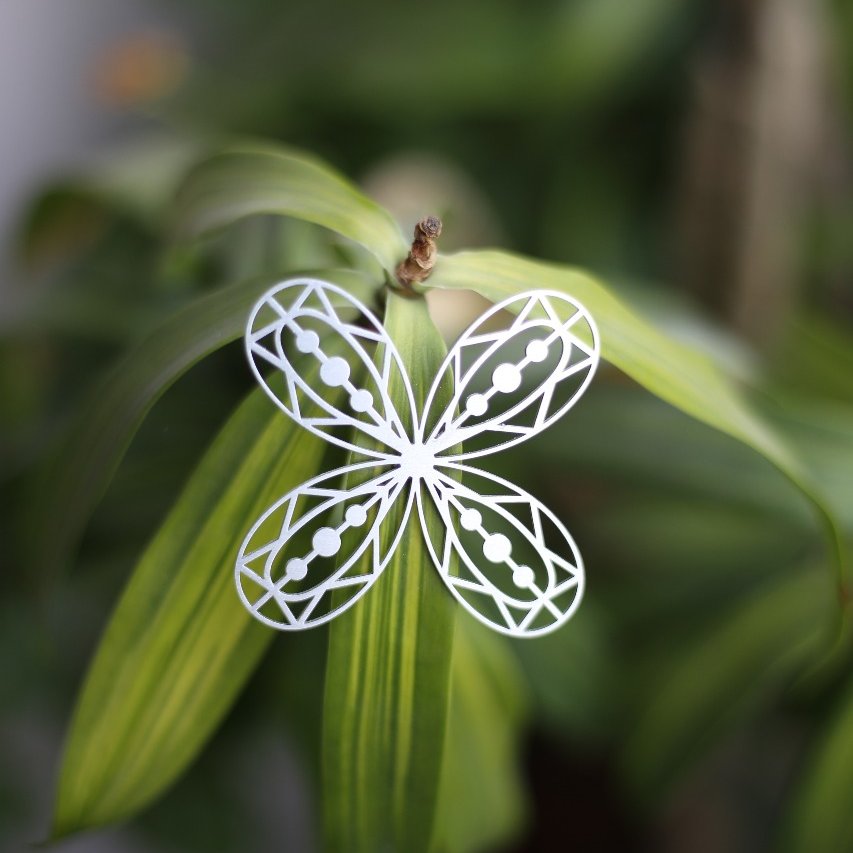 Flower Metal Brooch