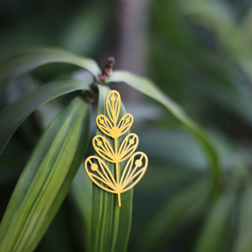 Tree Metal Brooch